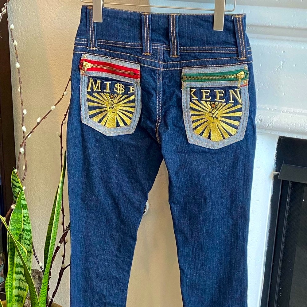Miskeen RARE Rainbow Size 5 Jeans - Picture 5 of 11